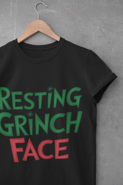 Resting Grinch Face Unisex Softstyle T-Shirt