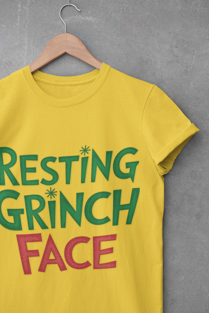 Resting Grinch Face Unisex Softstyle T-Shirt