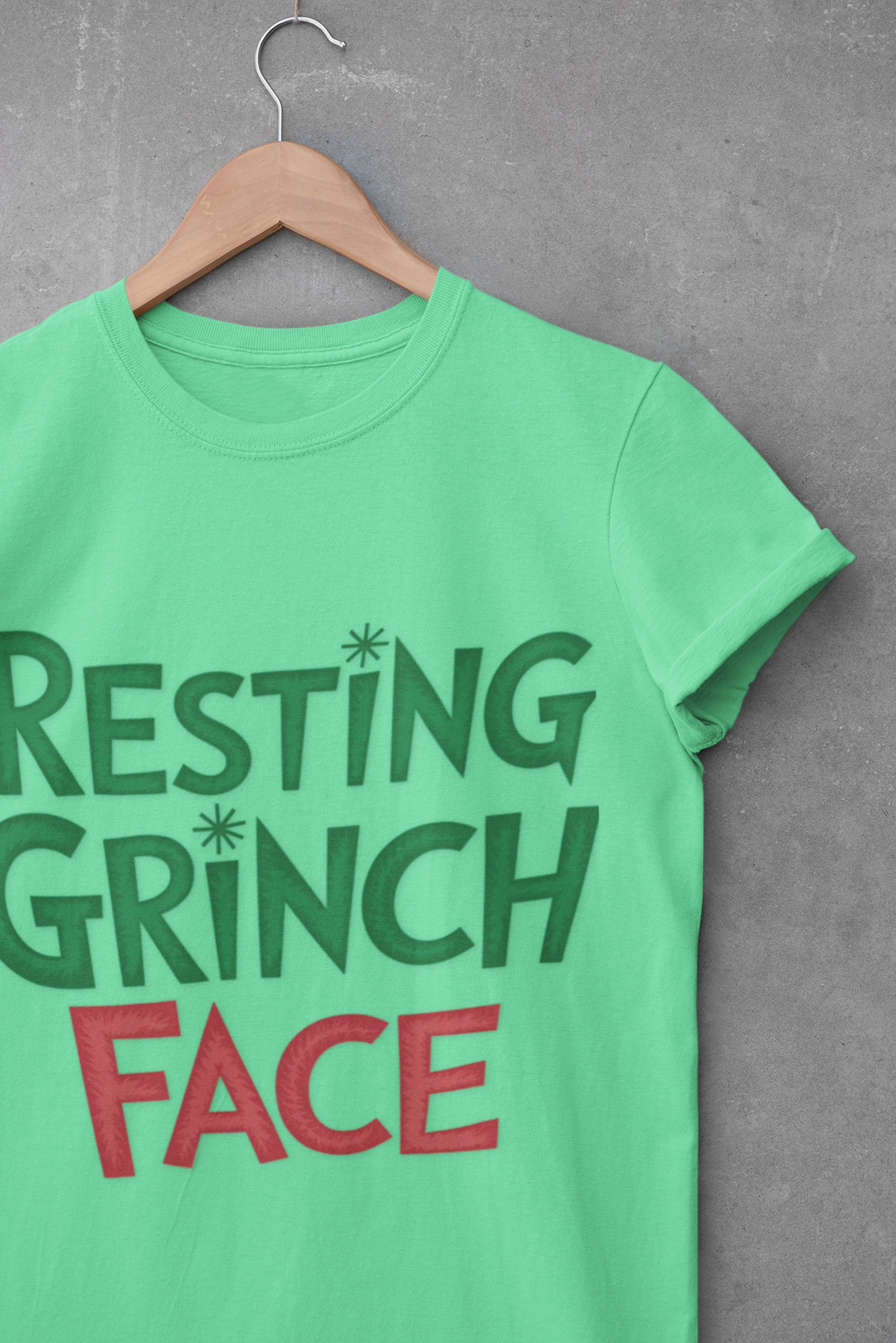 Resting Grinch Face Unisex Softstyle T-Shirt