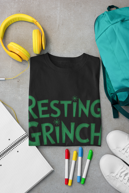 Resting Grinch Face Unisex Softstyle T-Shirt