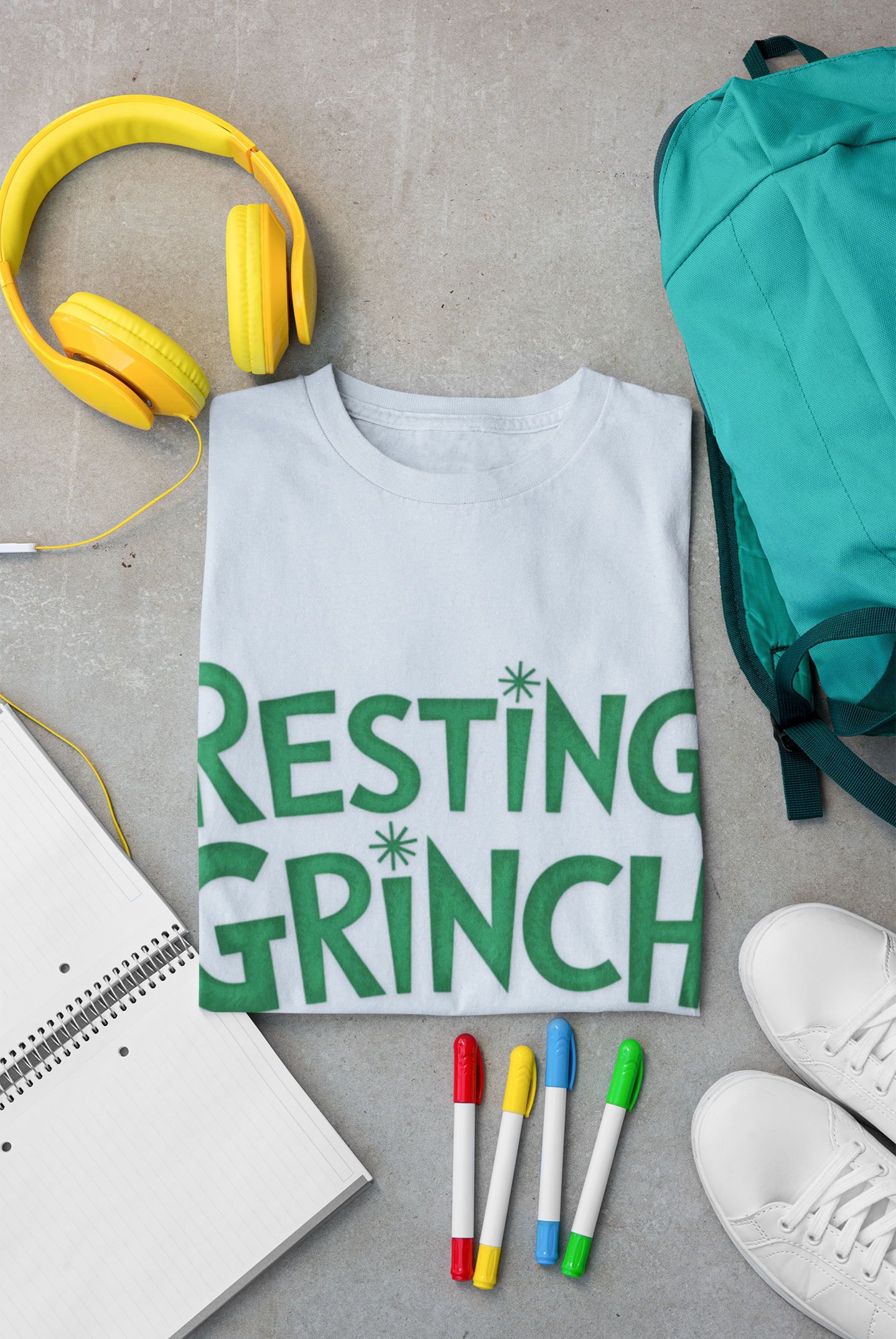 Resting Grinch Face Unisex Softstyle T-Shirt