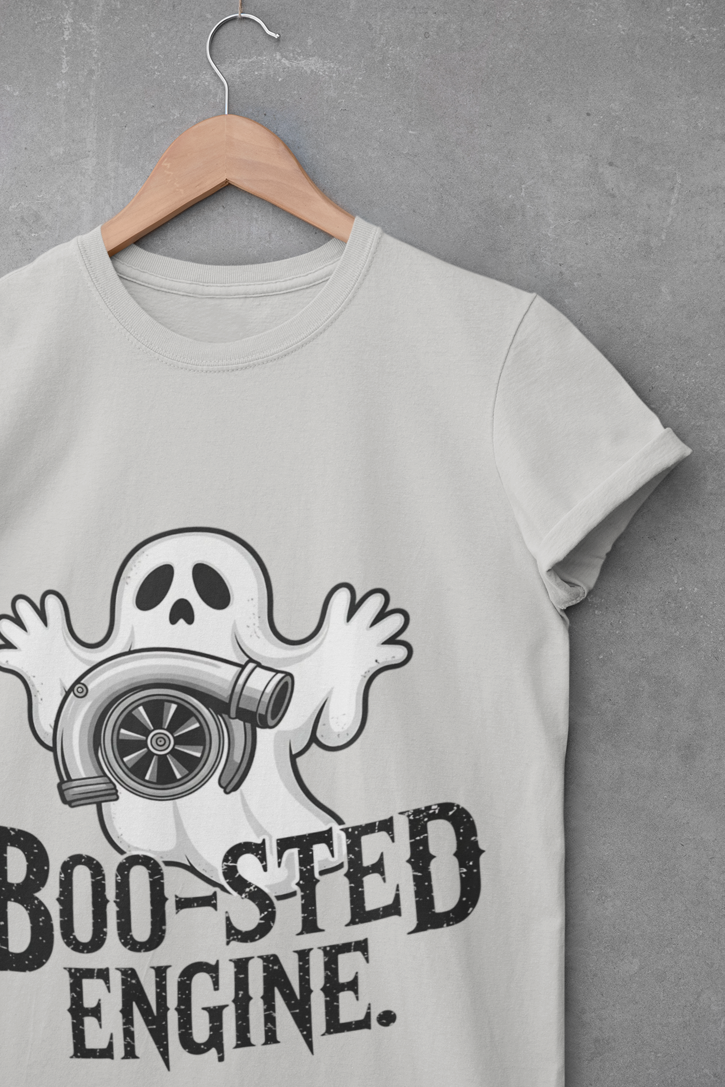 Boo-sted Engine Halloween T-Shirt