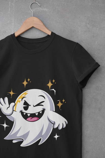 Smiling Ghost Unisex Softstyle T-Shirt