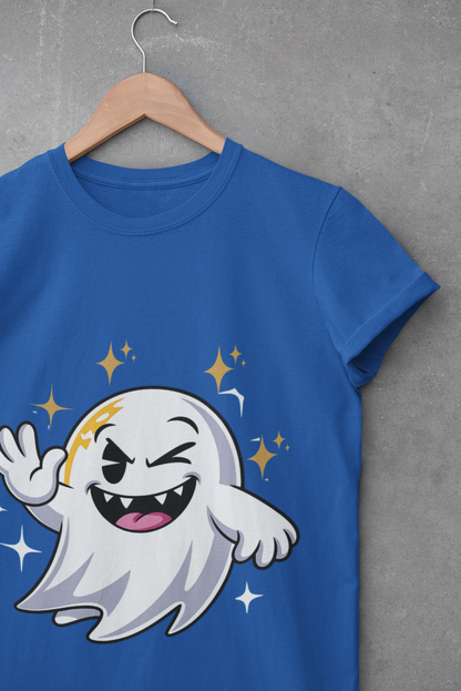 Smiling Ghost Unisex Softstyle T-Shirt