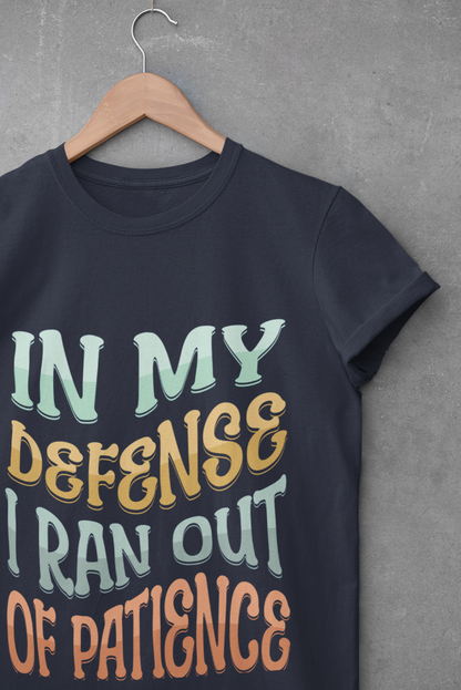 Run out of Patience Unisex Softstyle T-Shirt
