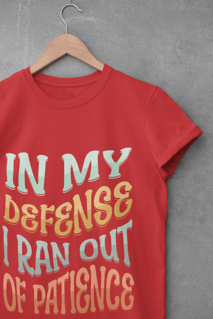 Run out of Patience Unisex Softstyle T-Shirt