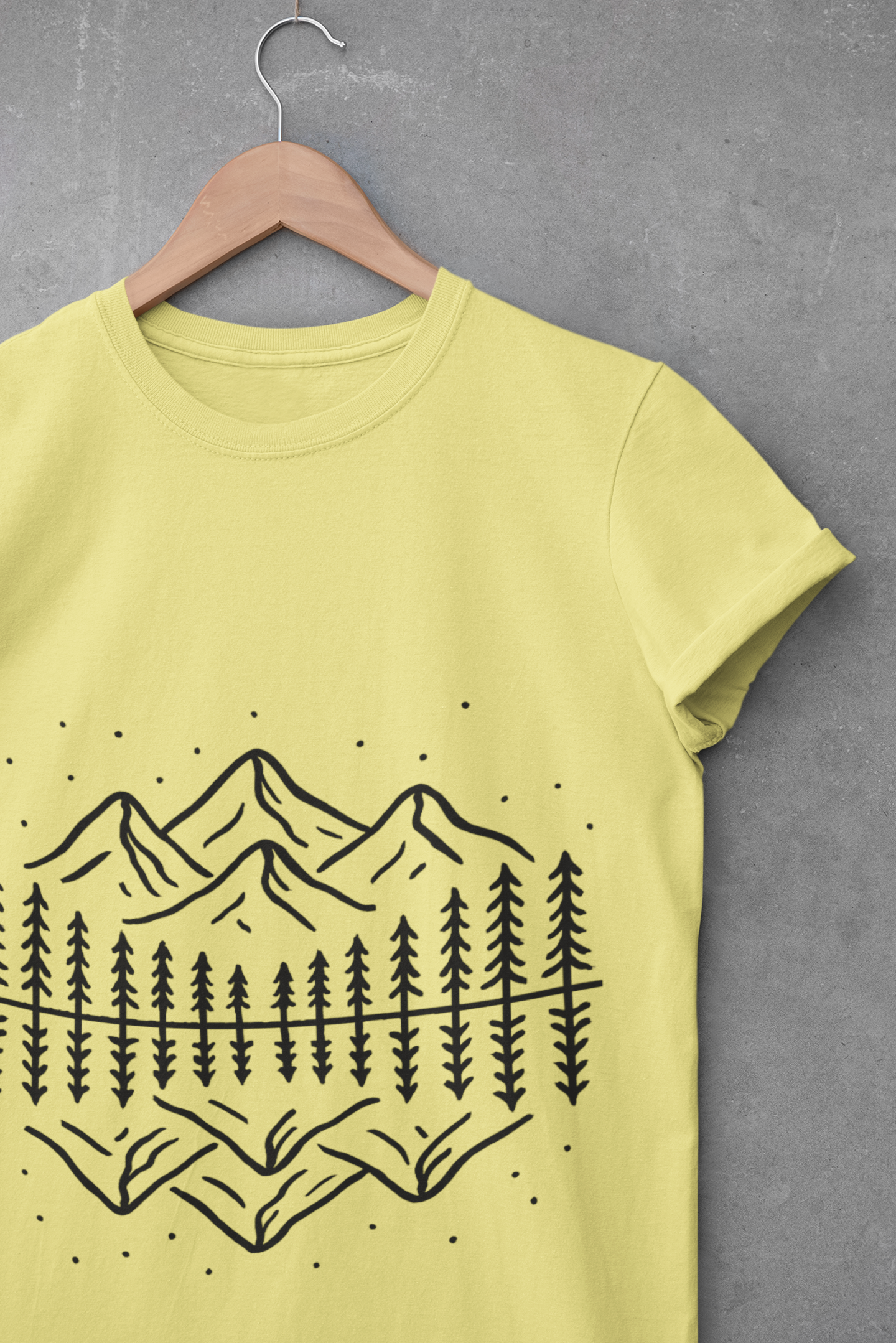 Mountain Scene Unisex Softstyle T-Shirt