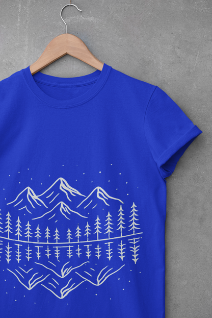 Mountain Scene Unisex Softstyle T-Shirt