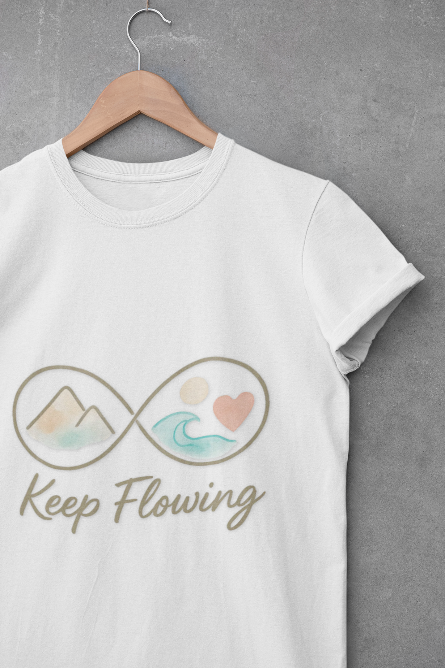 Keep Flowing Unisex Softstyle T-Shirt