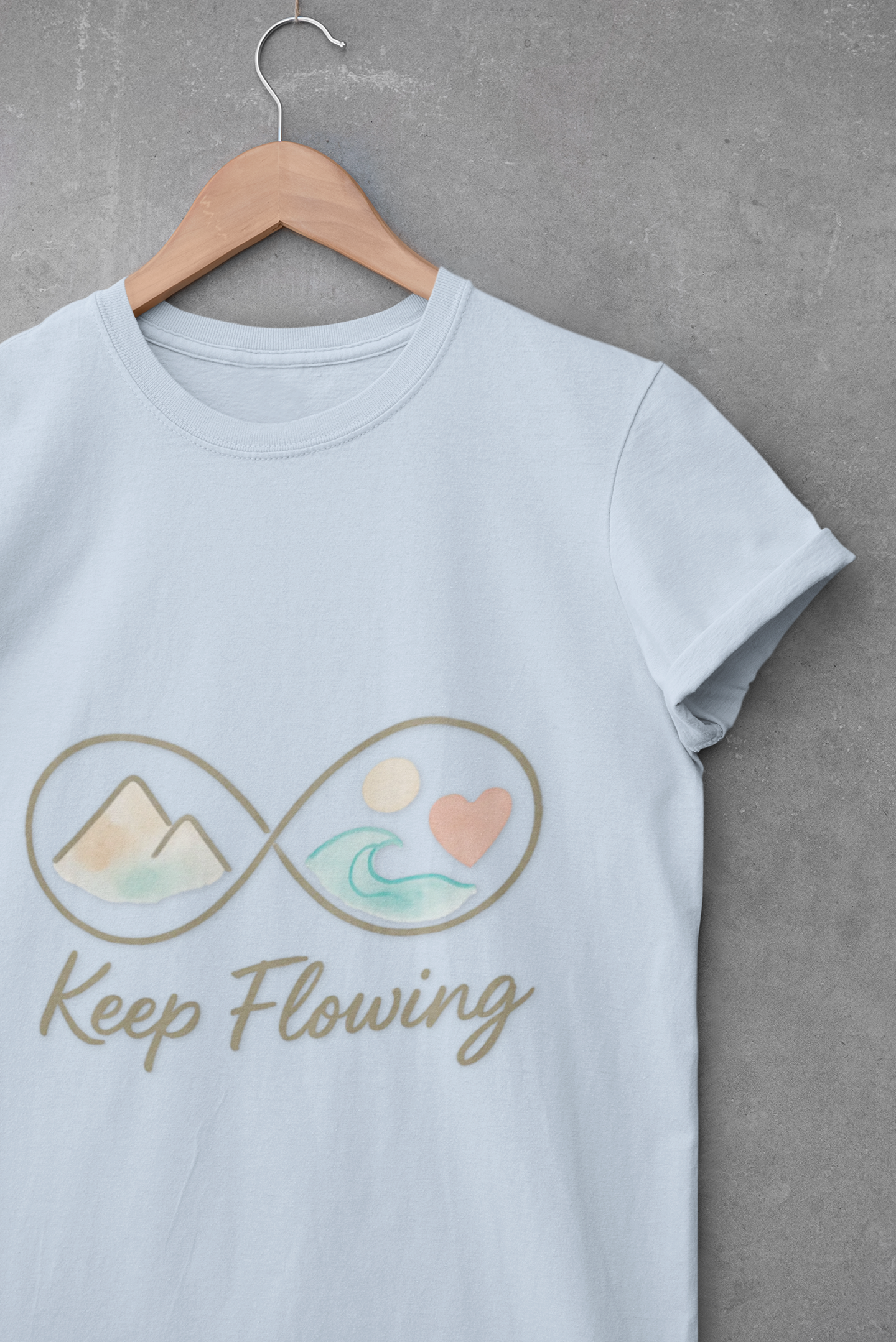 Keep Flowing Unisex Softstyle T-Shirt