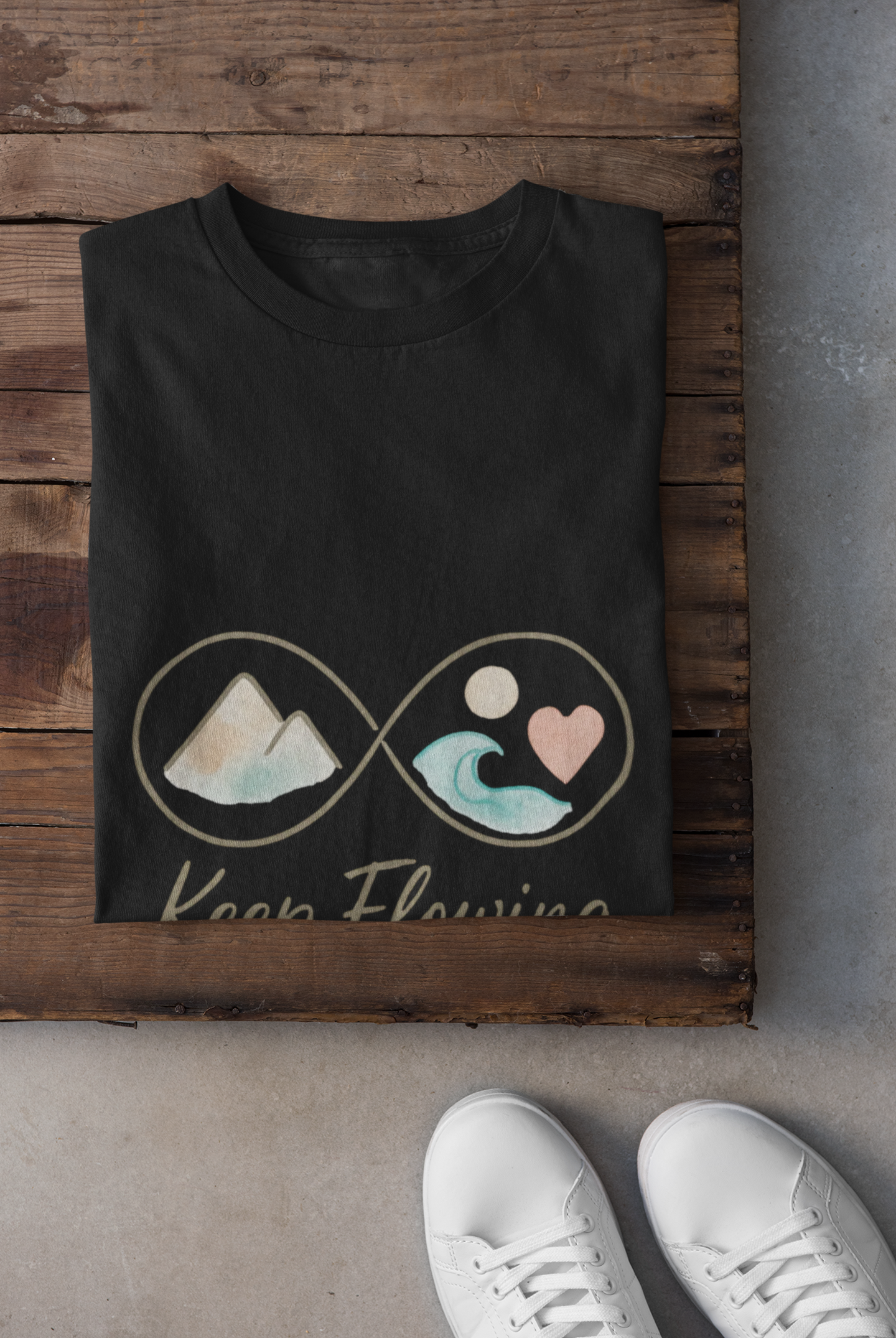 Keep Flowing Unisex Softstyle T-Shirt