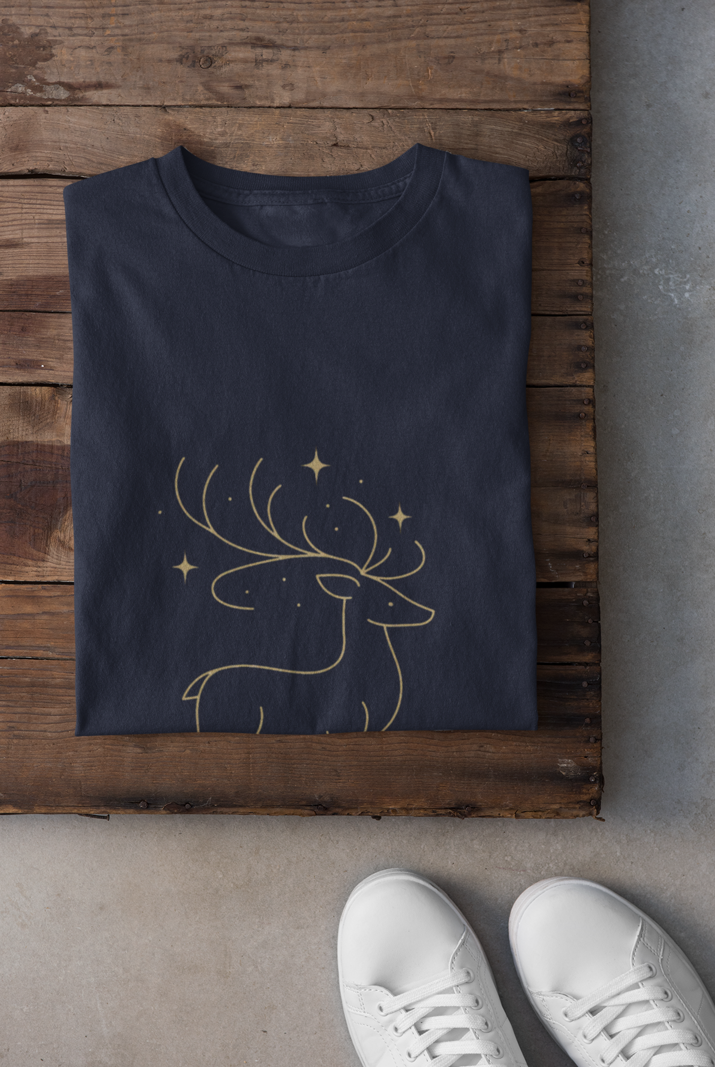 Reindeer Starry Nights T-Shirt