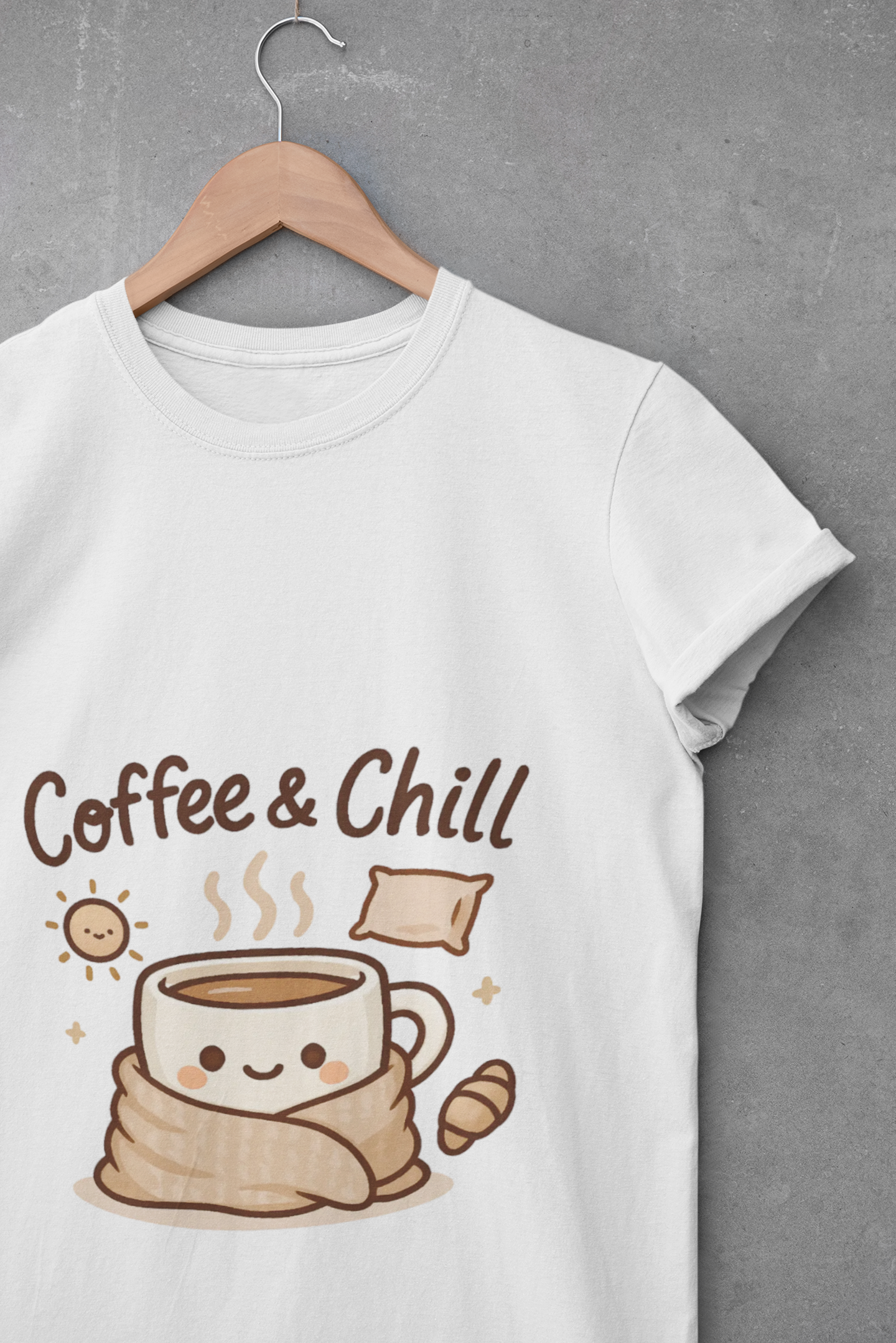 Coffee & Chill Unisex Softstyle Unisex T-Shirt