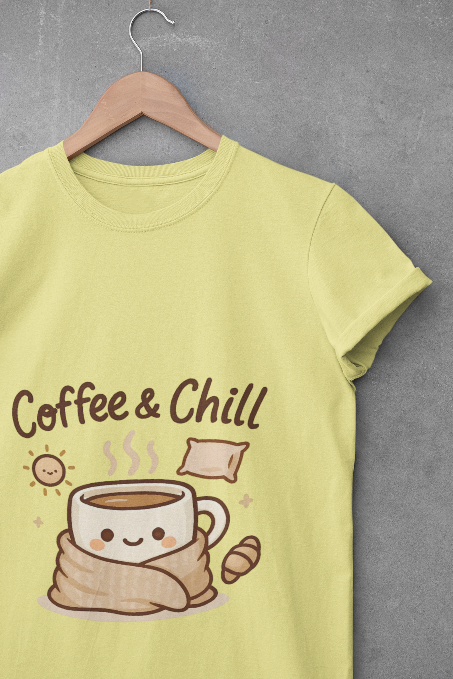 Coffee & Chill Unisex Softstyle Unisex T-Shirt