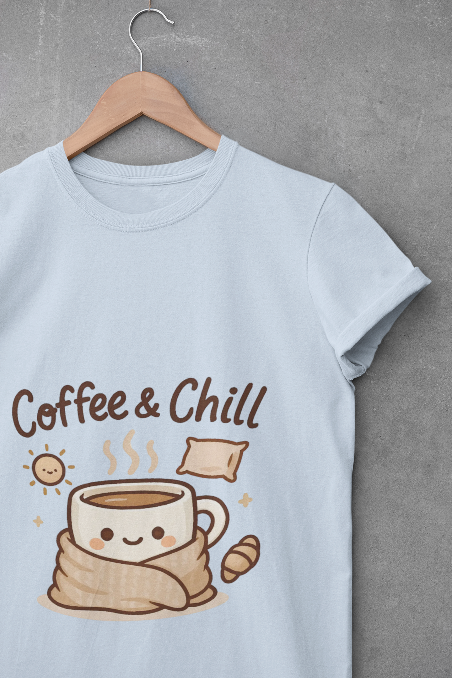 Coffee & Chill Unisex Softstyle Unisex T-Shirt