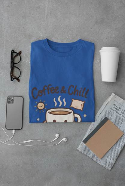 Coffee & Chill Unisex Softstyle Unisex T-Shirt