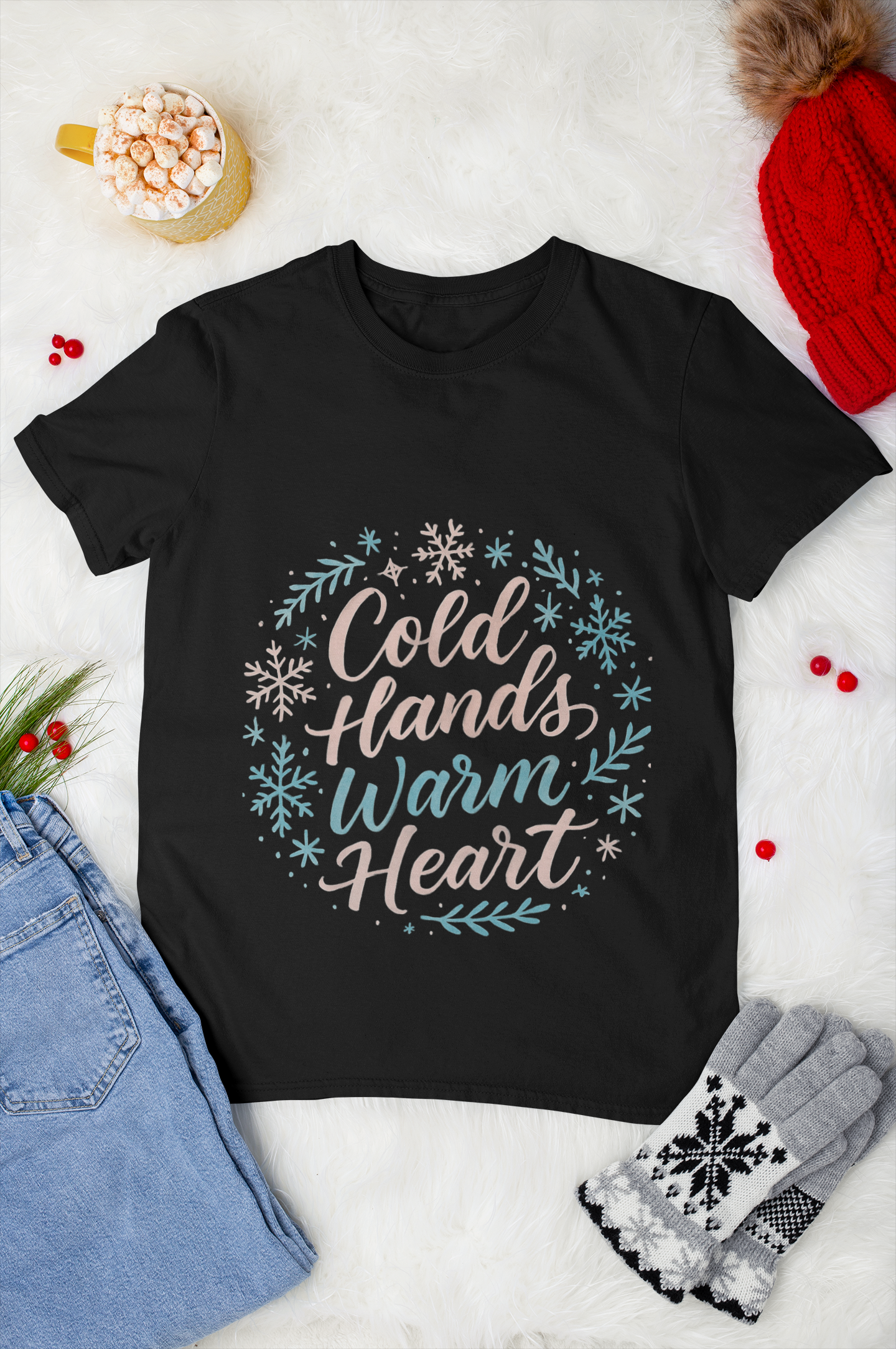 Cold Hands Warm Heart Unisex T-Shirt
