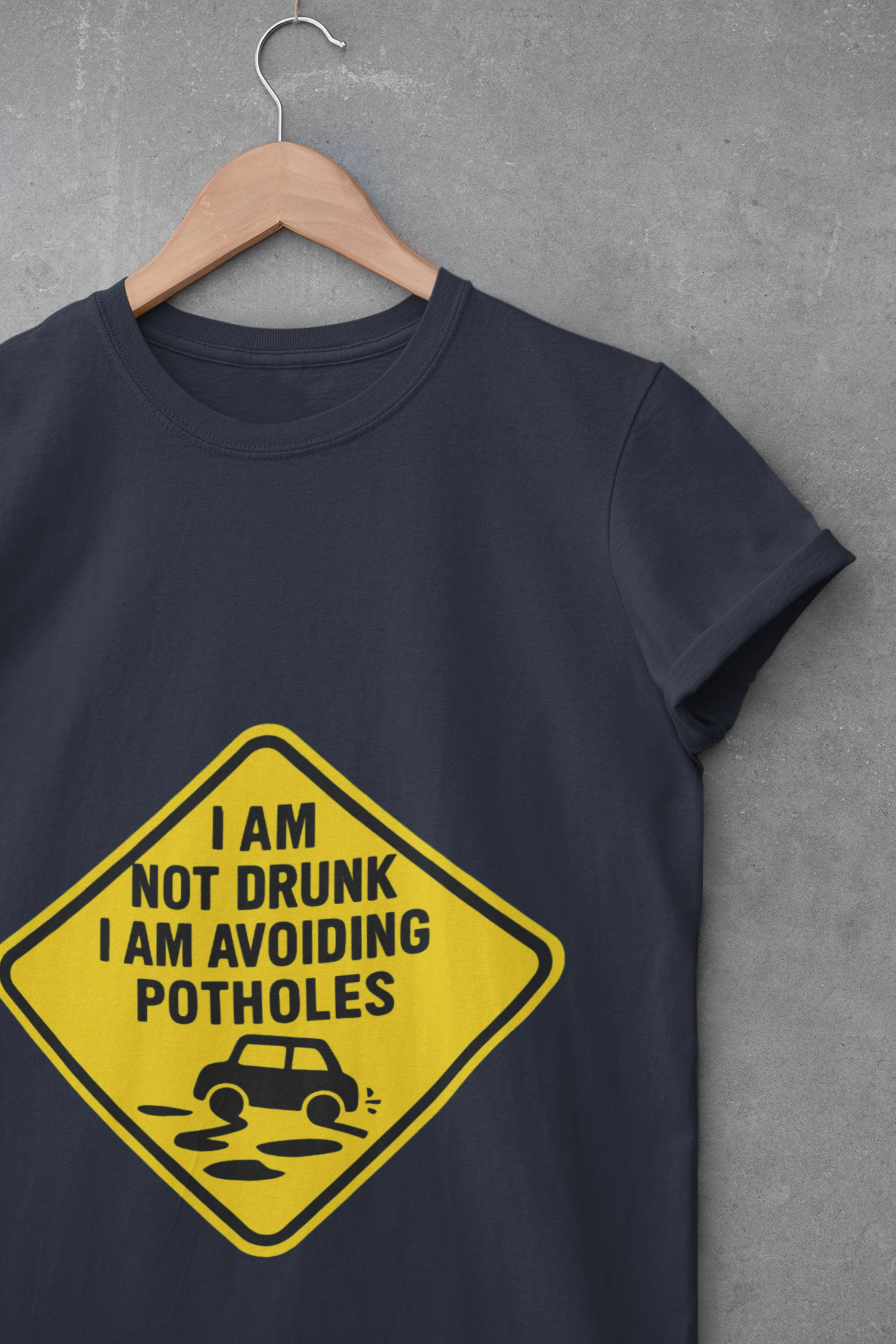 Funny Pothole Avoidance Unisex T-Shirt