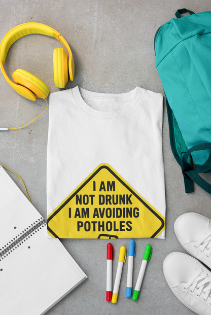 Funny Pothole Avoidance Unisex T-Shirt