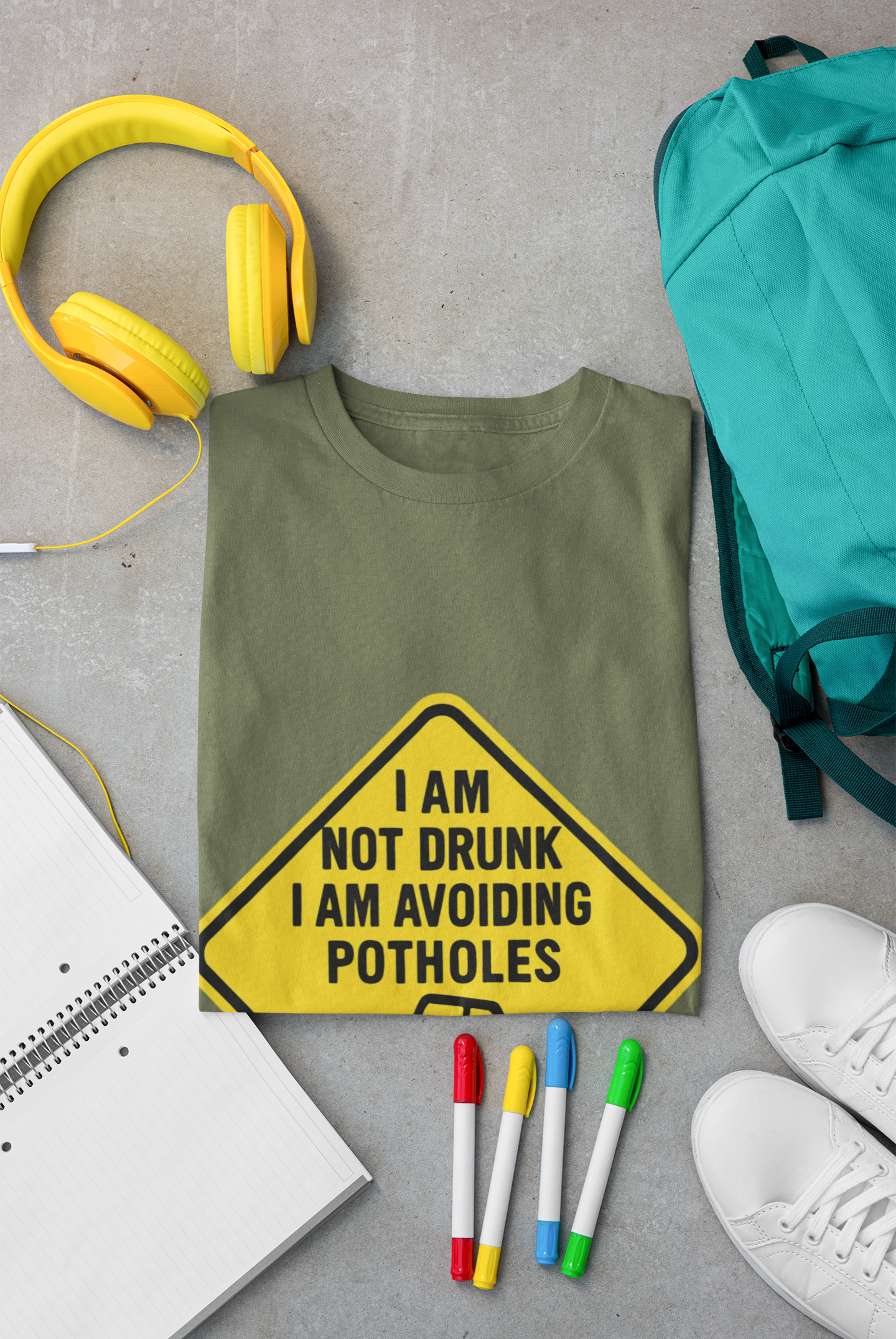 Funny Pothole Avoidance Unisex T-Shirt