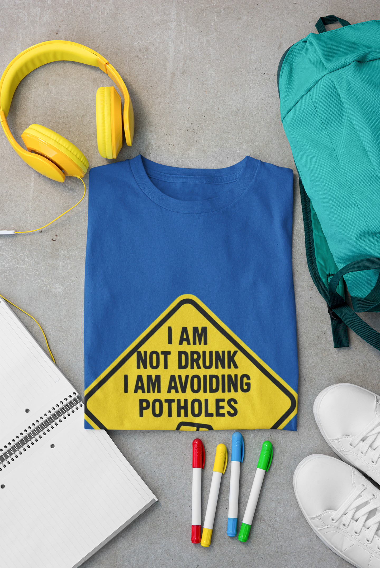 Funny Pothole Avoidance Unisex T-Shirt