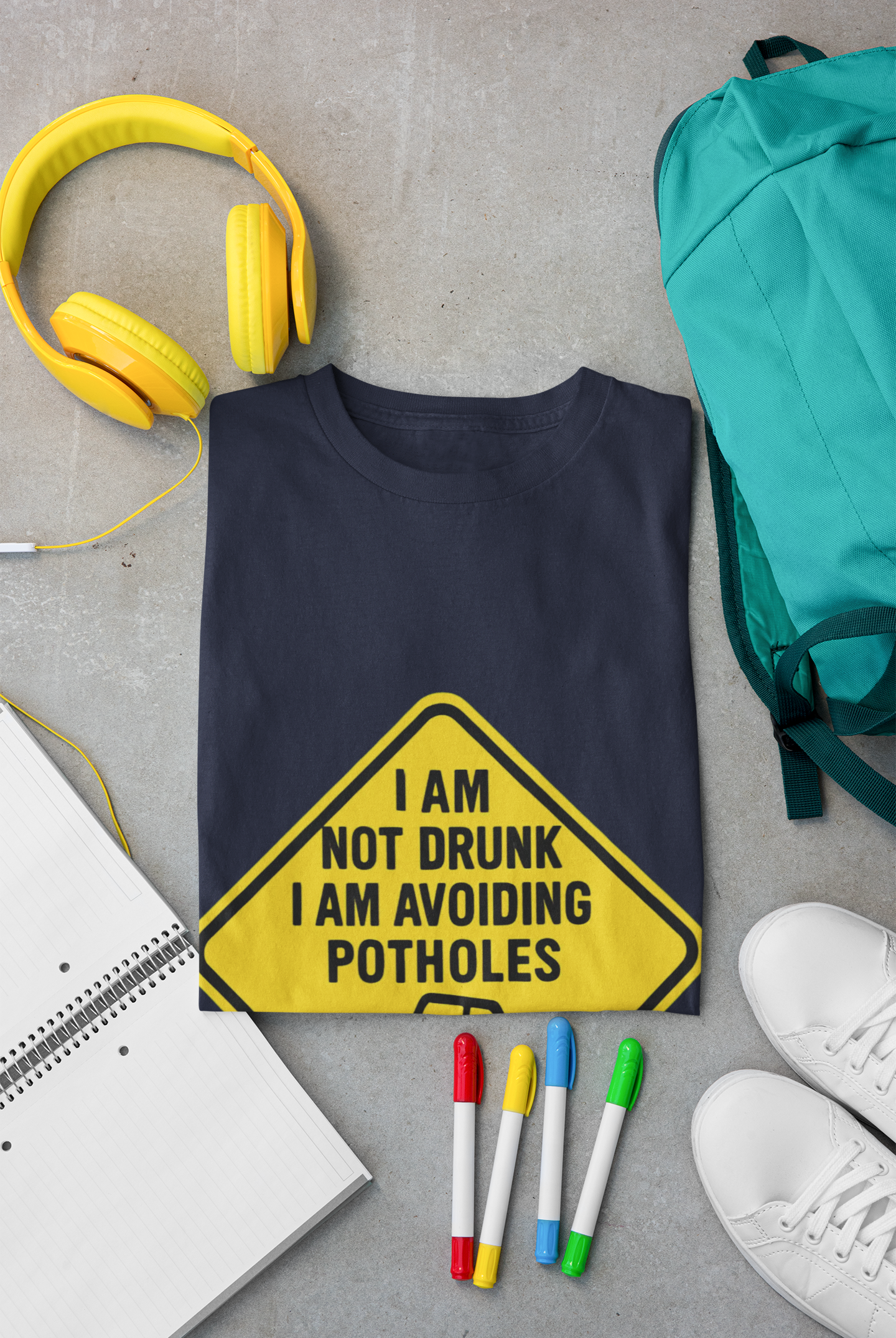 Funny Pothole Avoidance Unisex T-Shirt