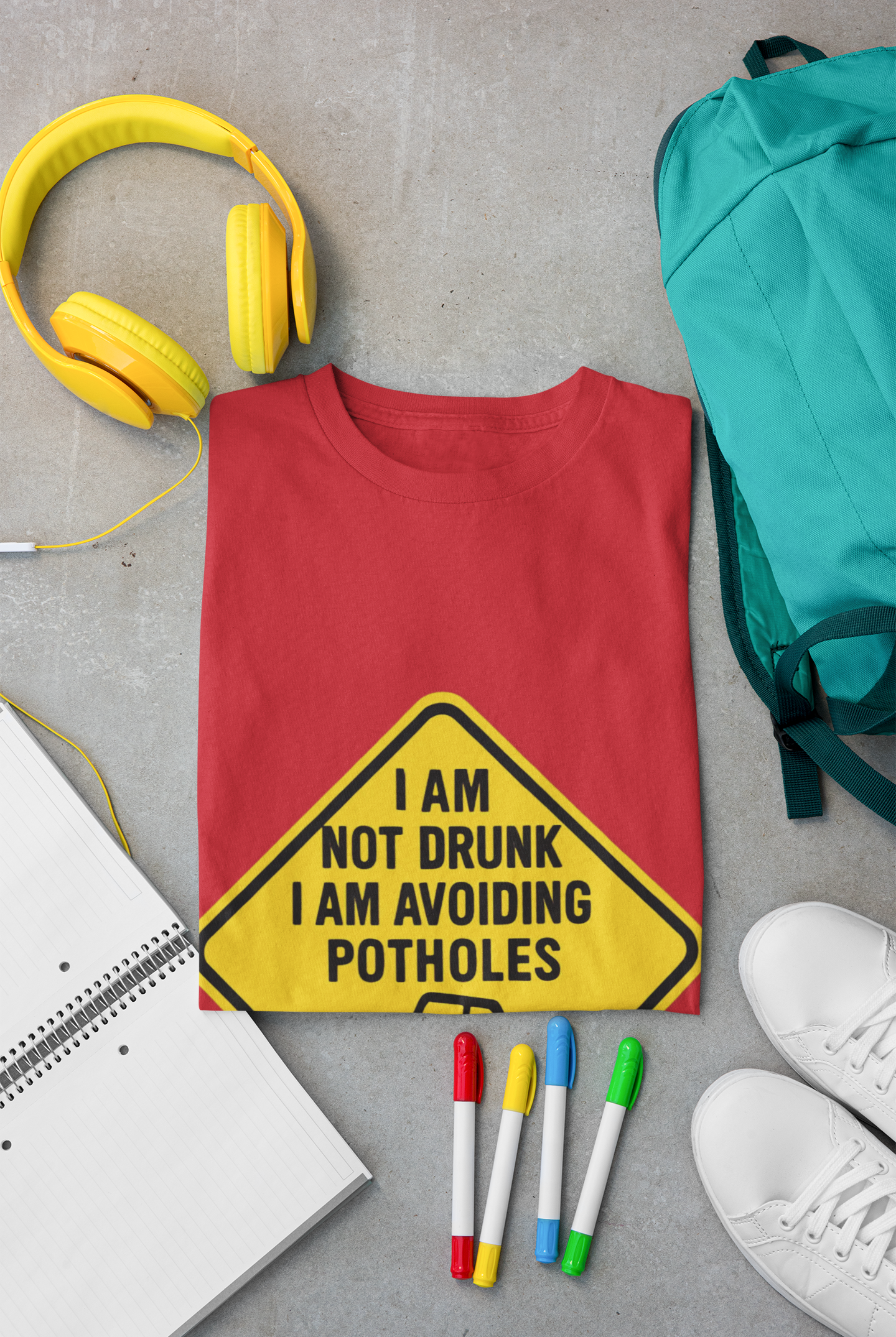 Funny Pothole Avoidance Unisex T-Shirt