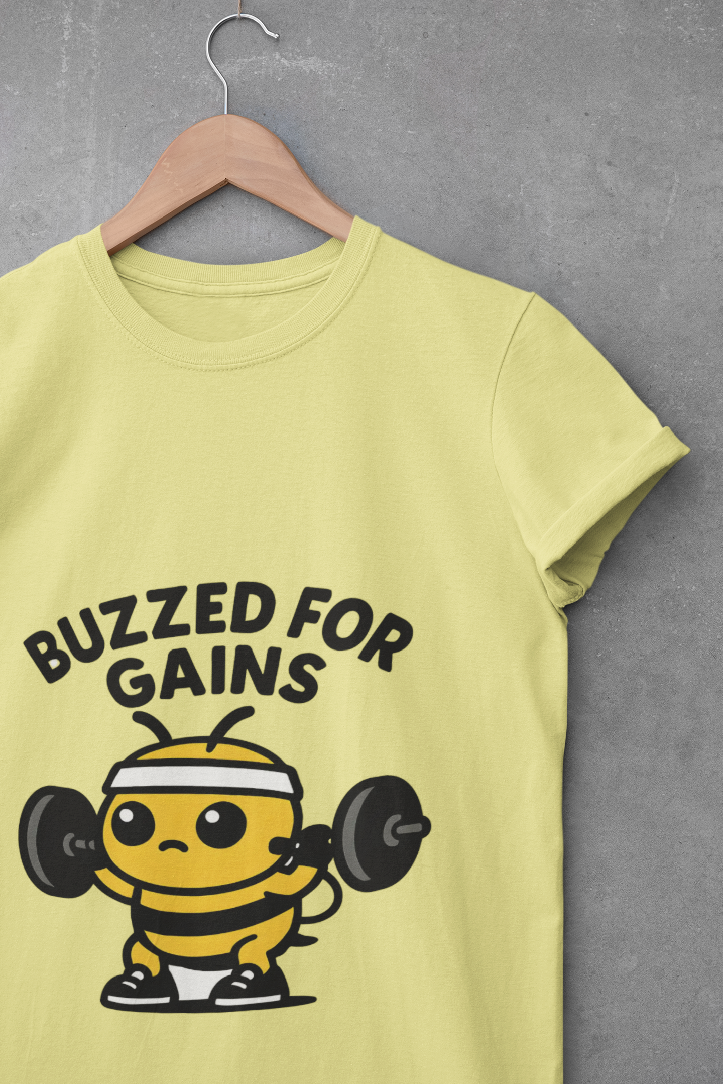 Buzzed for Gains Bee Unisex Workout T-Shirt