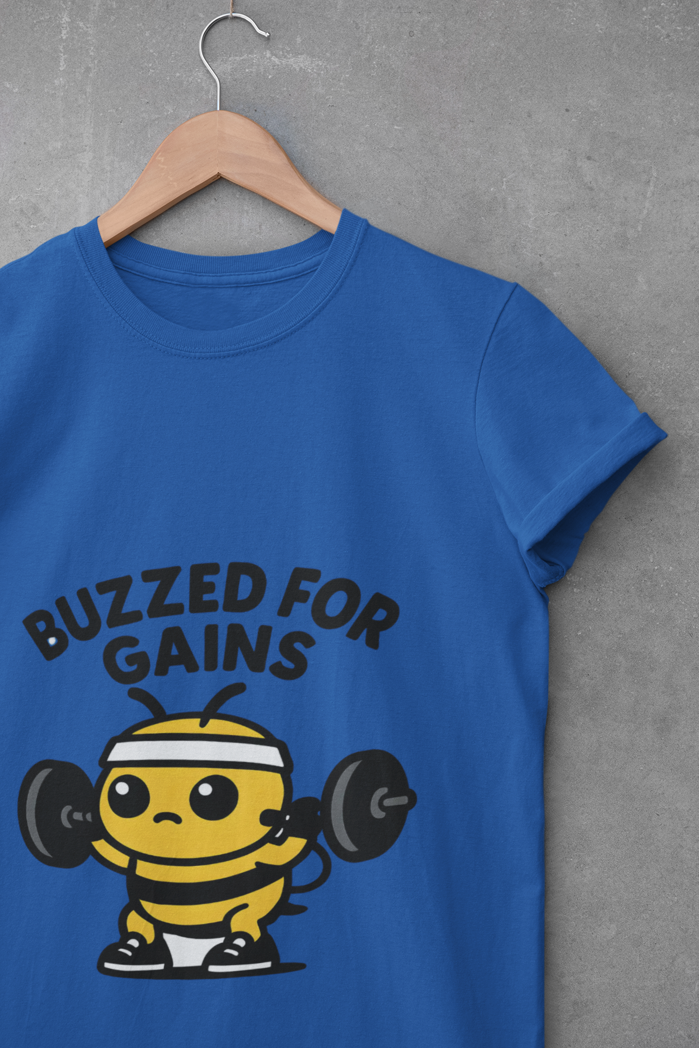 Buzzed for Gains Bee Unisex Workout T-Shirt