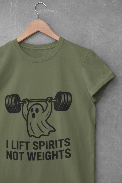 Funny Ghost Weightlifting Unisex T-Shirt