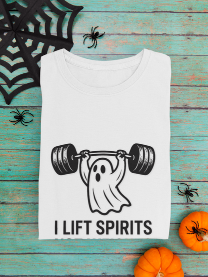 Funny Ghost Weightlifting Unisex T-Shirt