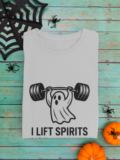 Funny Ghost Weightlifting Unisex T-Shirt