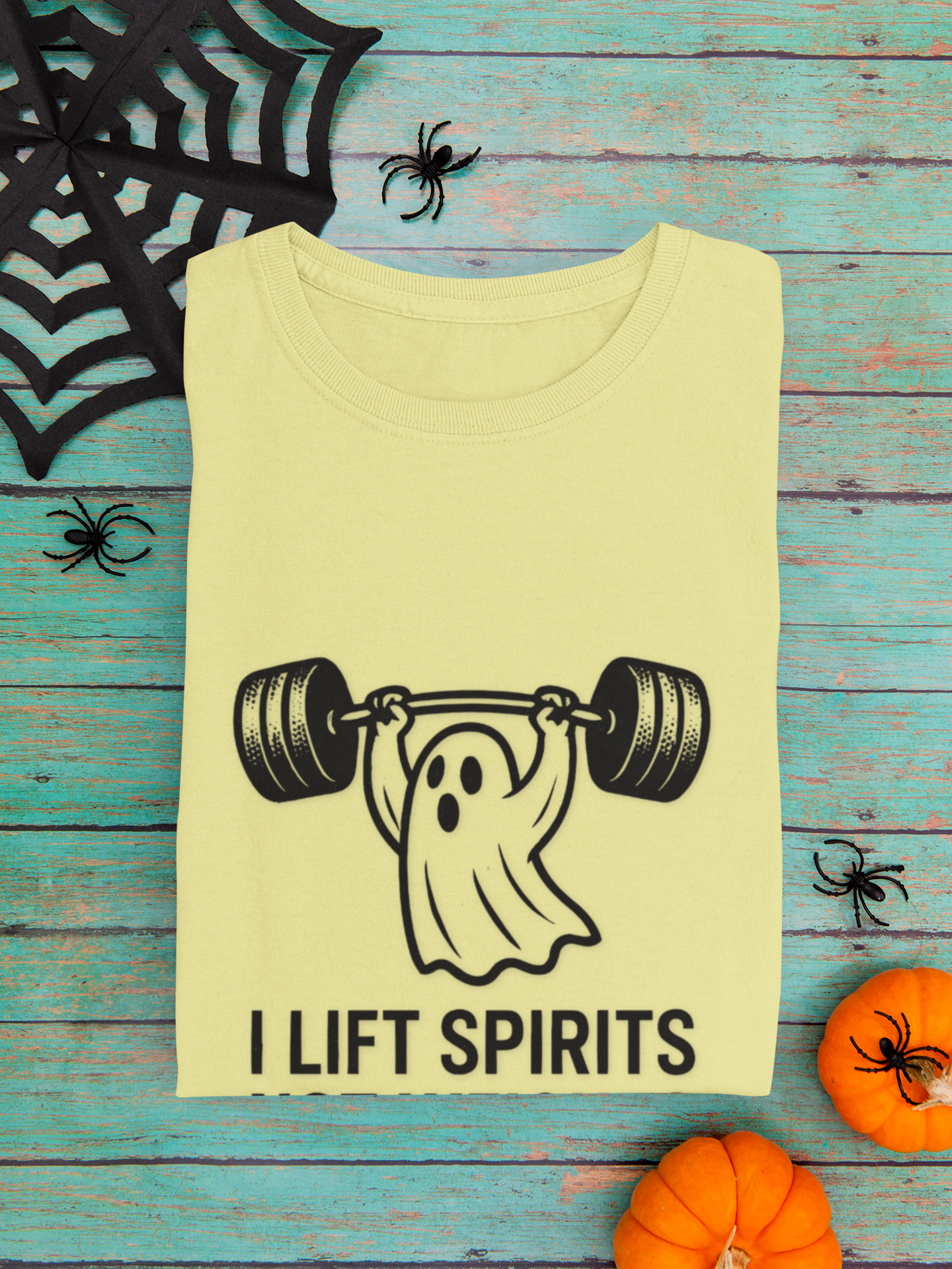 Funny Ghost Weightlifting Unisex T-Shirt