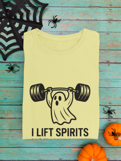 Funny Ghost Weightlifting Unisex T-Shirt