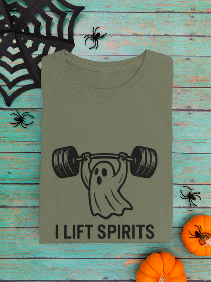 Funny Ghost Weightlifting Unisex T-Shirt