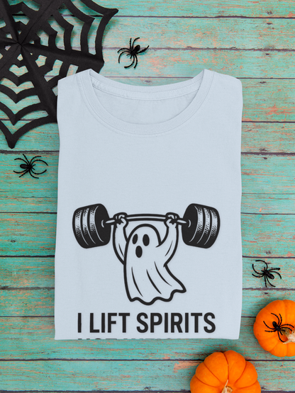 Funny Ghost Weightlifting Unisex T-Shirt