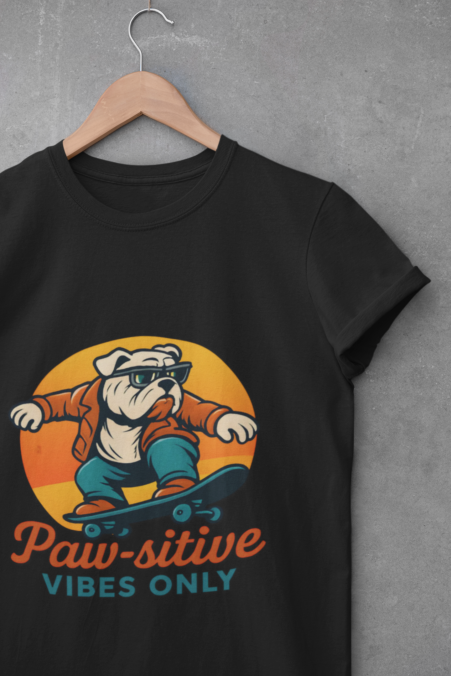 Paw-stitive Vibes Unisex T-Shirt