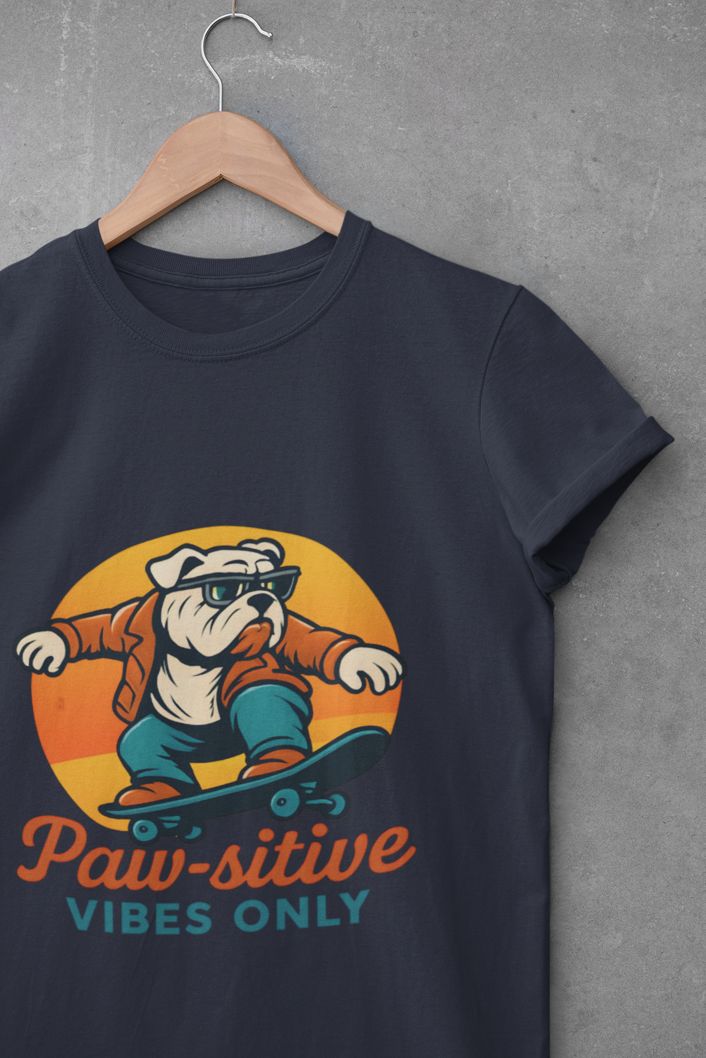 Paw-stitive Vibes Unisex T-Shirt