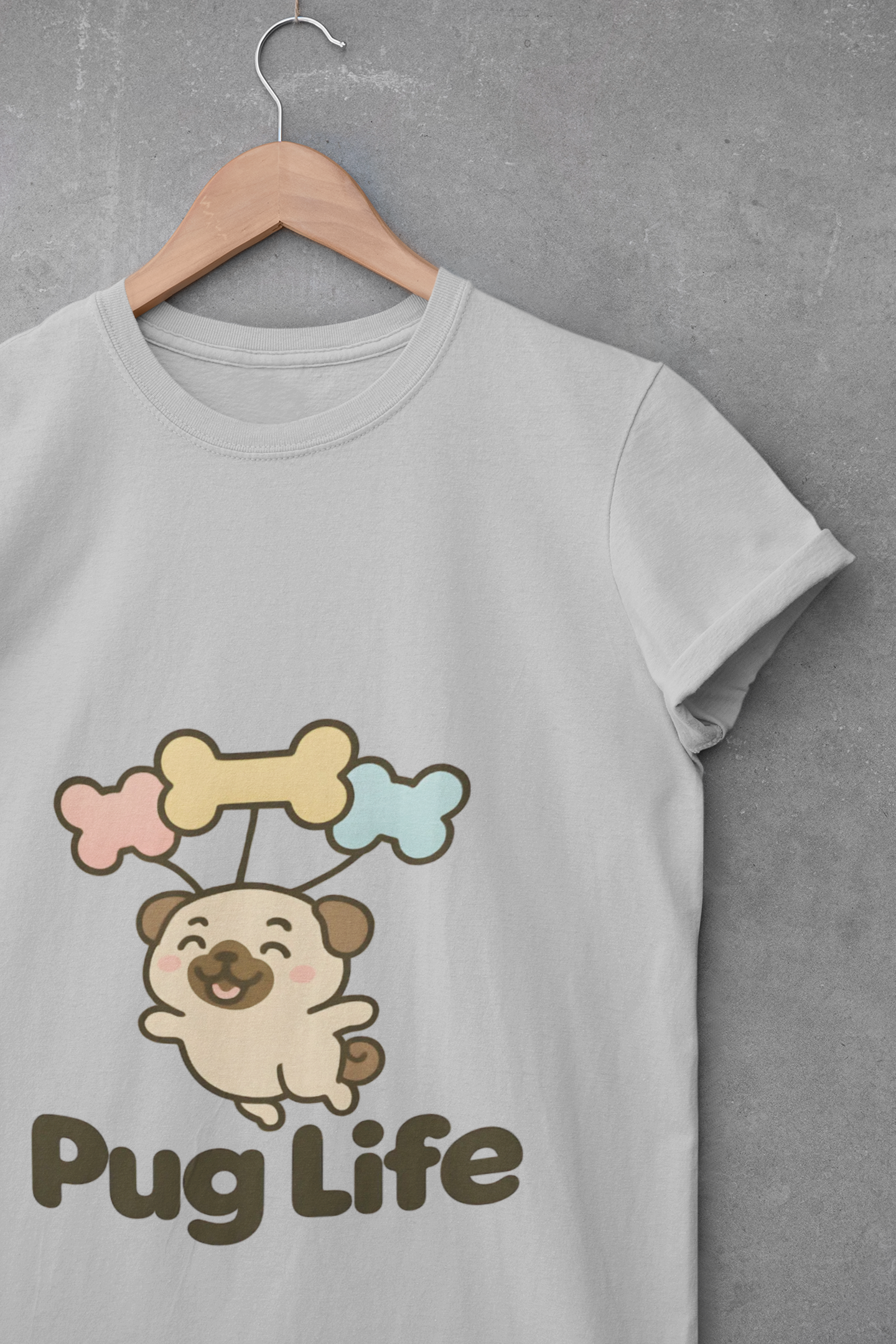 Cute Pug Life Unisex T-Shirt