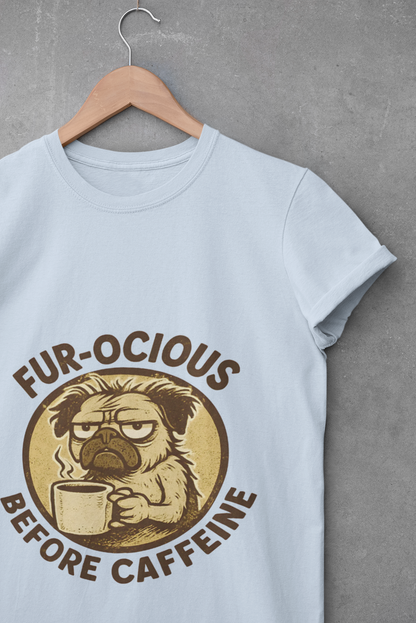 Caffeinated Dog Unisex T-Shirt