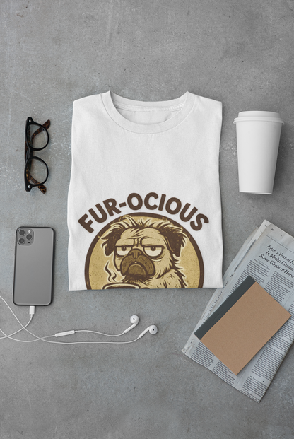 Caffeinated Dog Unisex T-Shirt