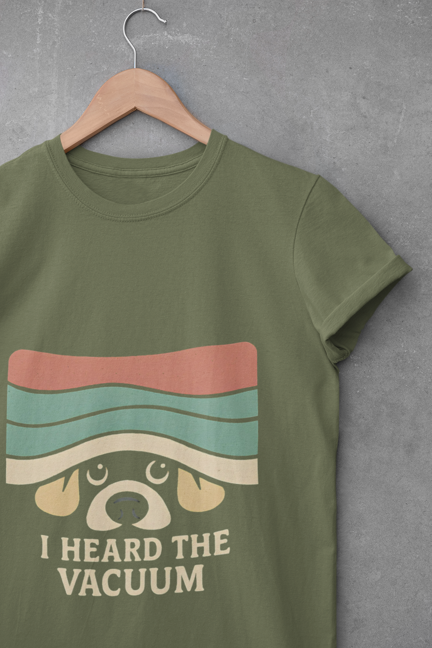 Dog Lover's Unisex T-Shirt - I Heard the Vacuum