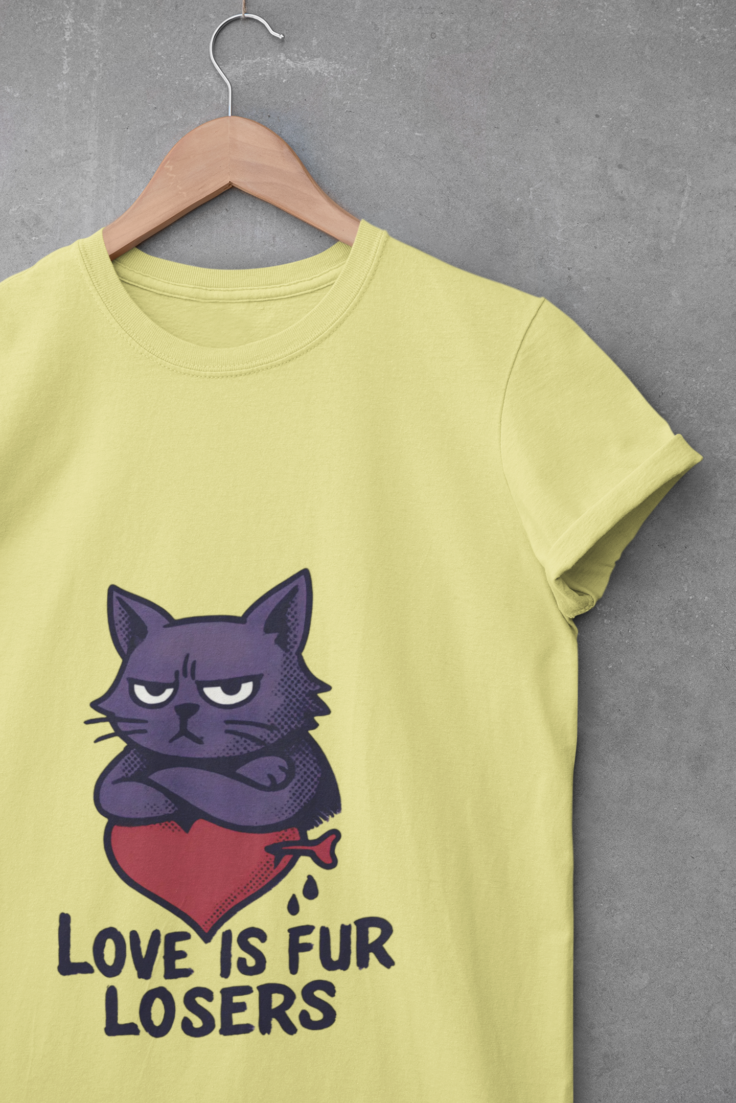 Funny Cat Lover Unisex T-Shirt - Love is Fur Losers