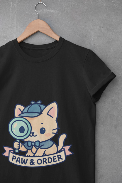 Cute Cat Detective Unisex T-Shirt