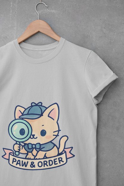 Cute Cat Detective Unisex T-Shirt