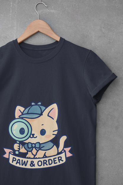 Cute Cat Detective Unisex T-Shirt