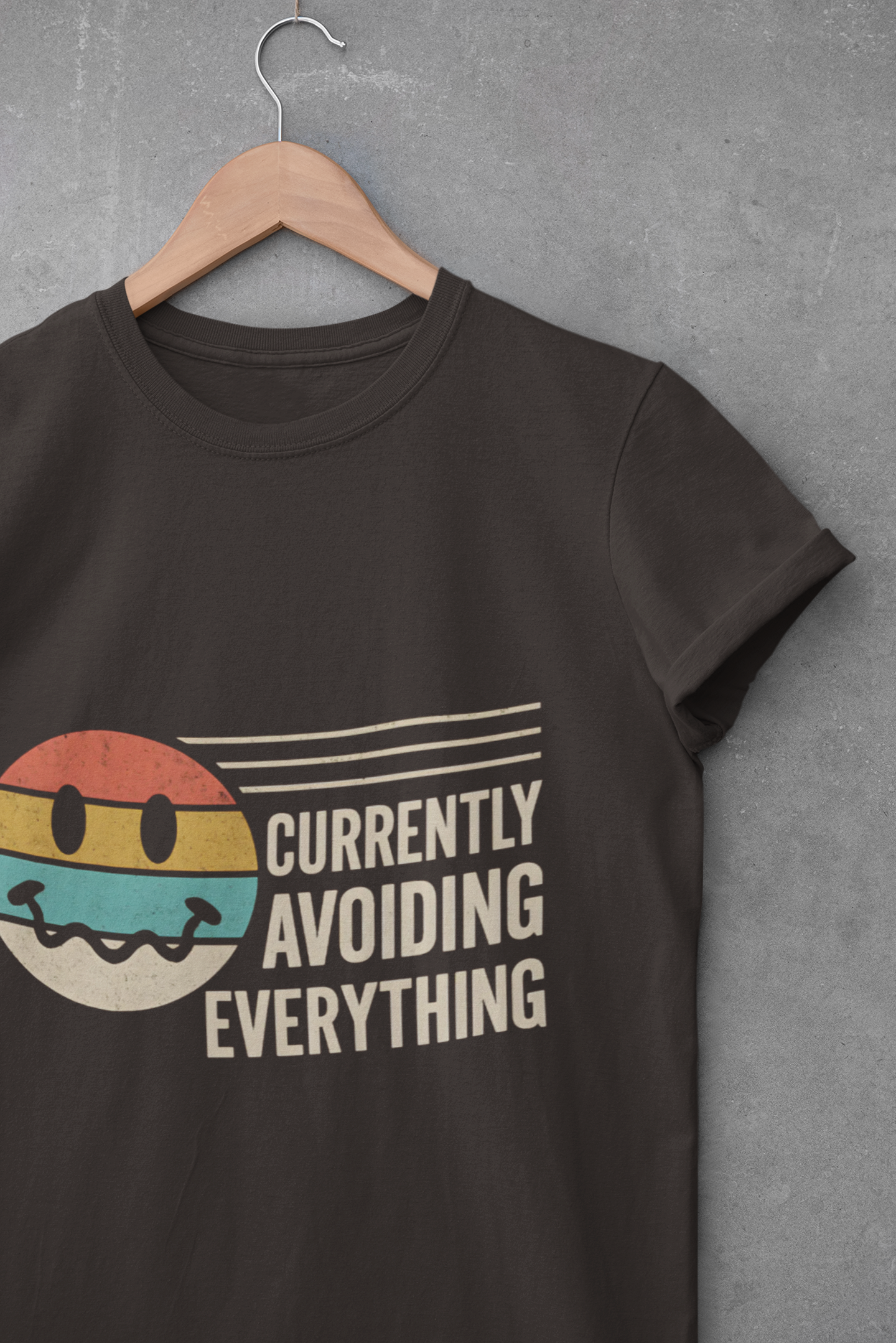 Retro Vibe Unisex T-Shirt - Currently Avoiding Everything