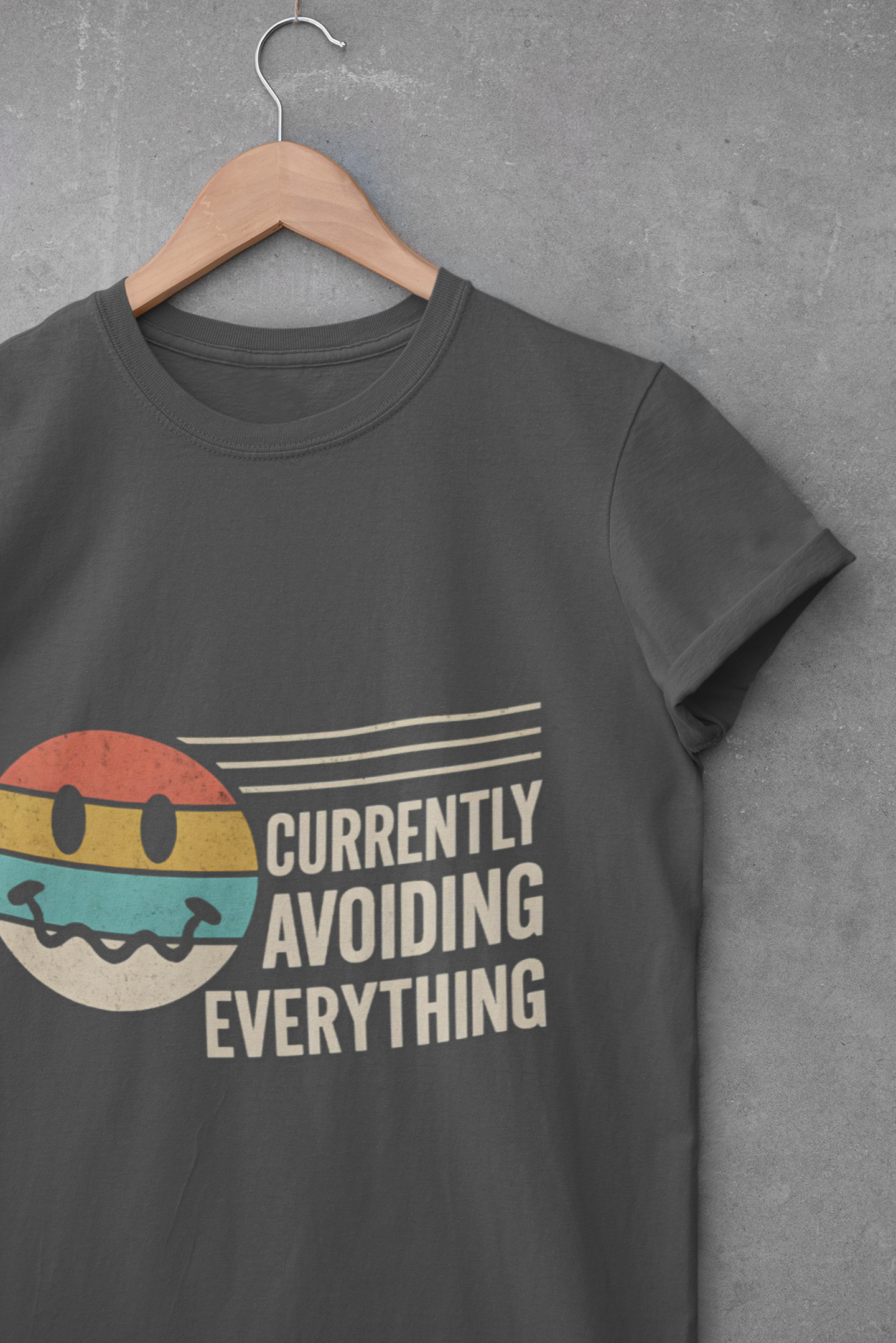 Retro Vibe Unisex T-Shirt - Currently Avoiding Everything
