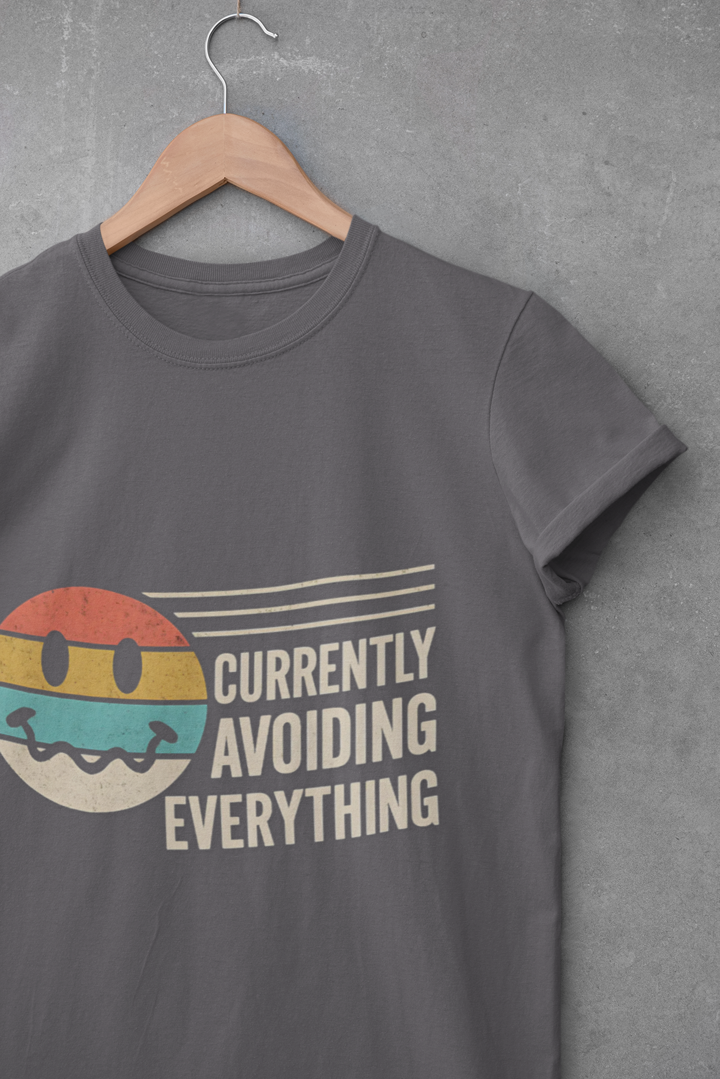 Retro Vibe Unisex T-Shirt - Currently Avoiding Everything