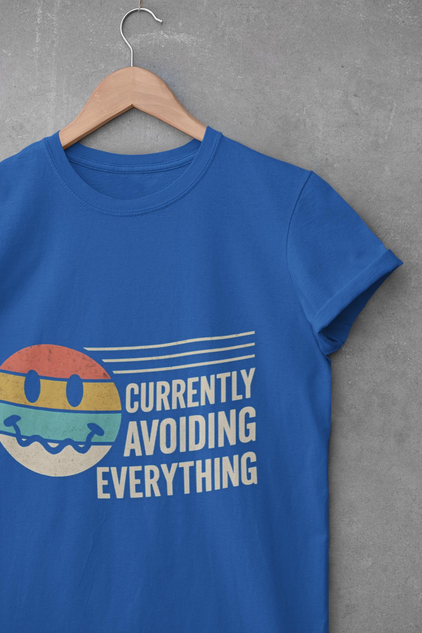 Retro Vibe Unisex T-Shirt - Currently Avoiding Everything